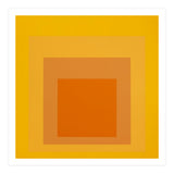 JOSEF ALBERS - HOMAGE TO THE SQUARE YELLOW ORANGE 2. HIGH RESOLUTION (Print Only) thumbnail
