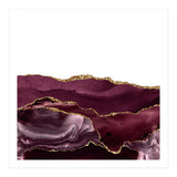 Burgundy & Gold Agate Texture 25  (Print Only) thumbnail