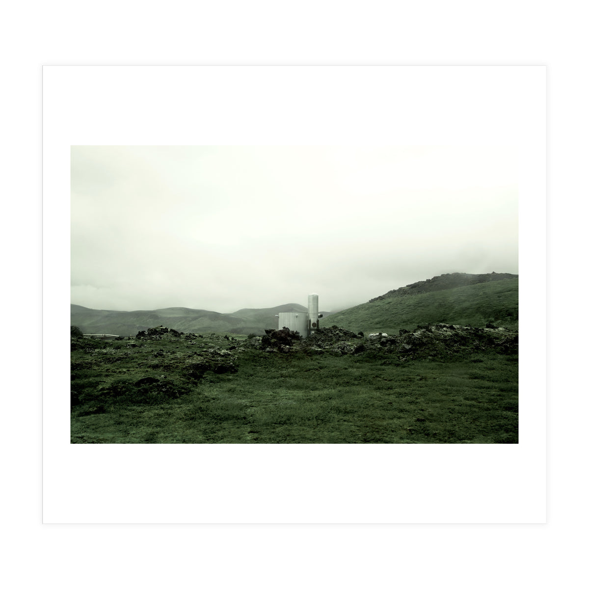 Tank in the grassland - Iceland (Print Only)