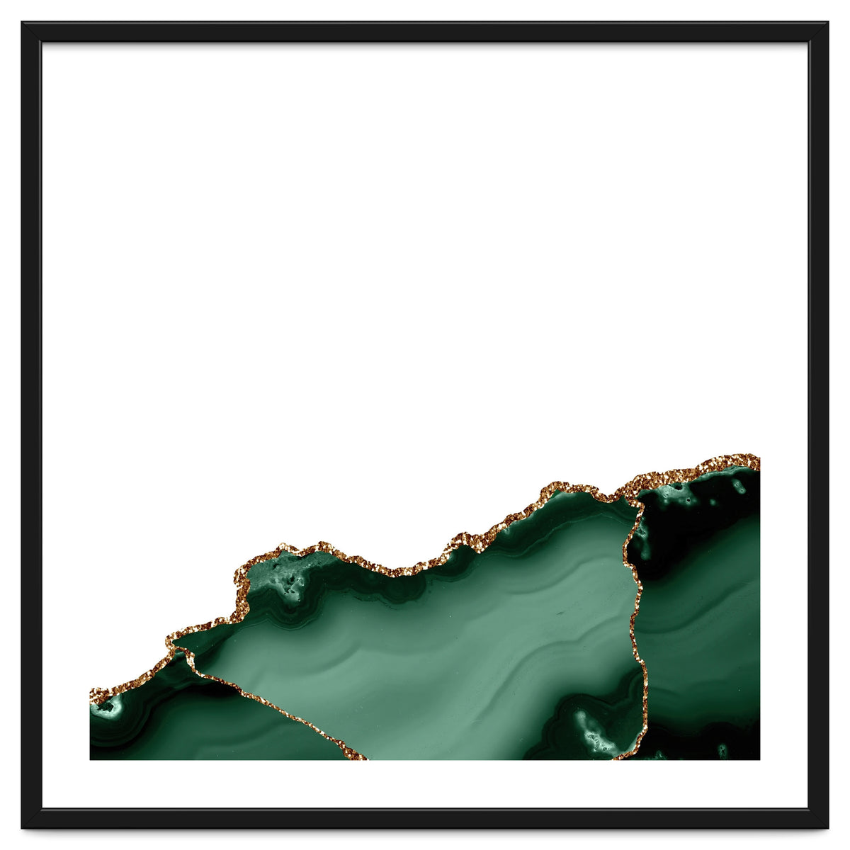 Emerald & Gold Agate Texture 10