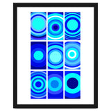Circles & Rectangles Alt Blue 3 X 3: 2 thumbnail