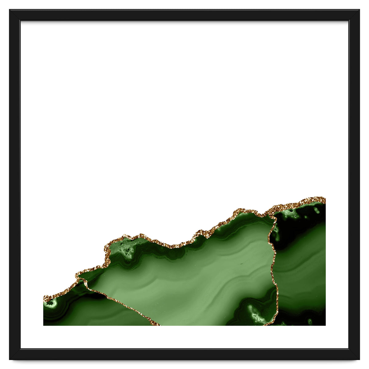 Green & Gold Agate Texture 27
