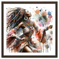 Skyward Beadwork Dancer Portrait