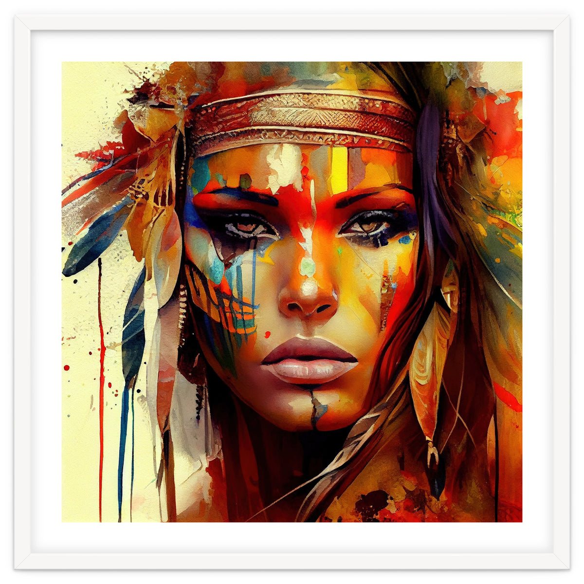 Powerful American Native Woman #6