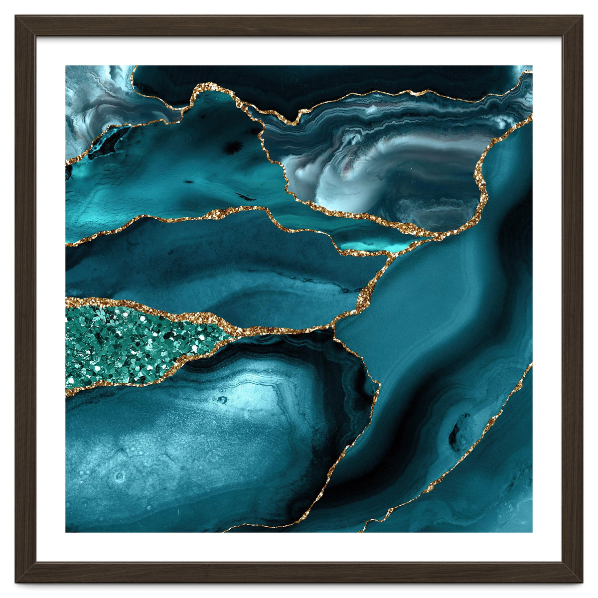 Agate Glitter Ocean Texture 10