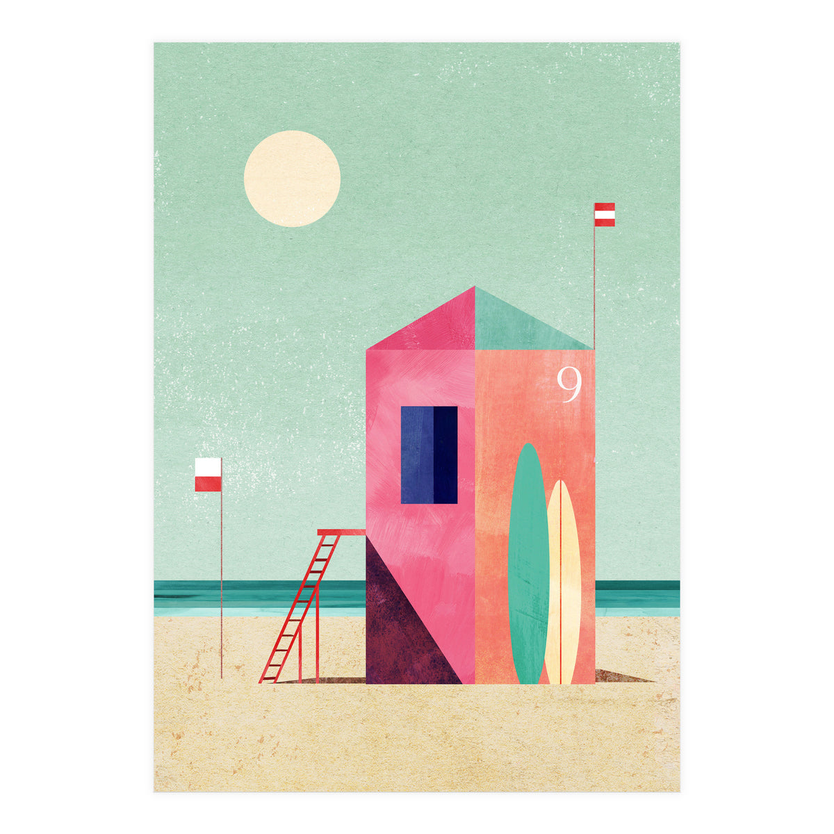 Surf Hut (Print Only)