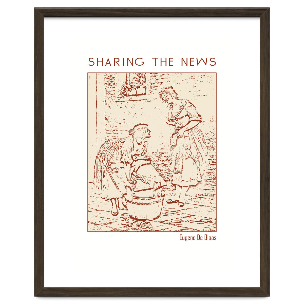 Sharing The News – Eugene De Blaas
