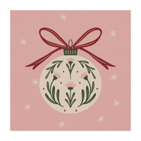 Christmas Flower Globe (Print Only)