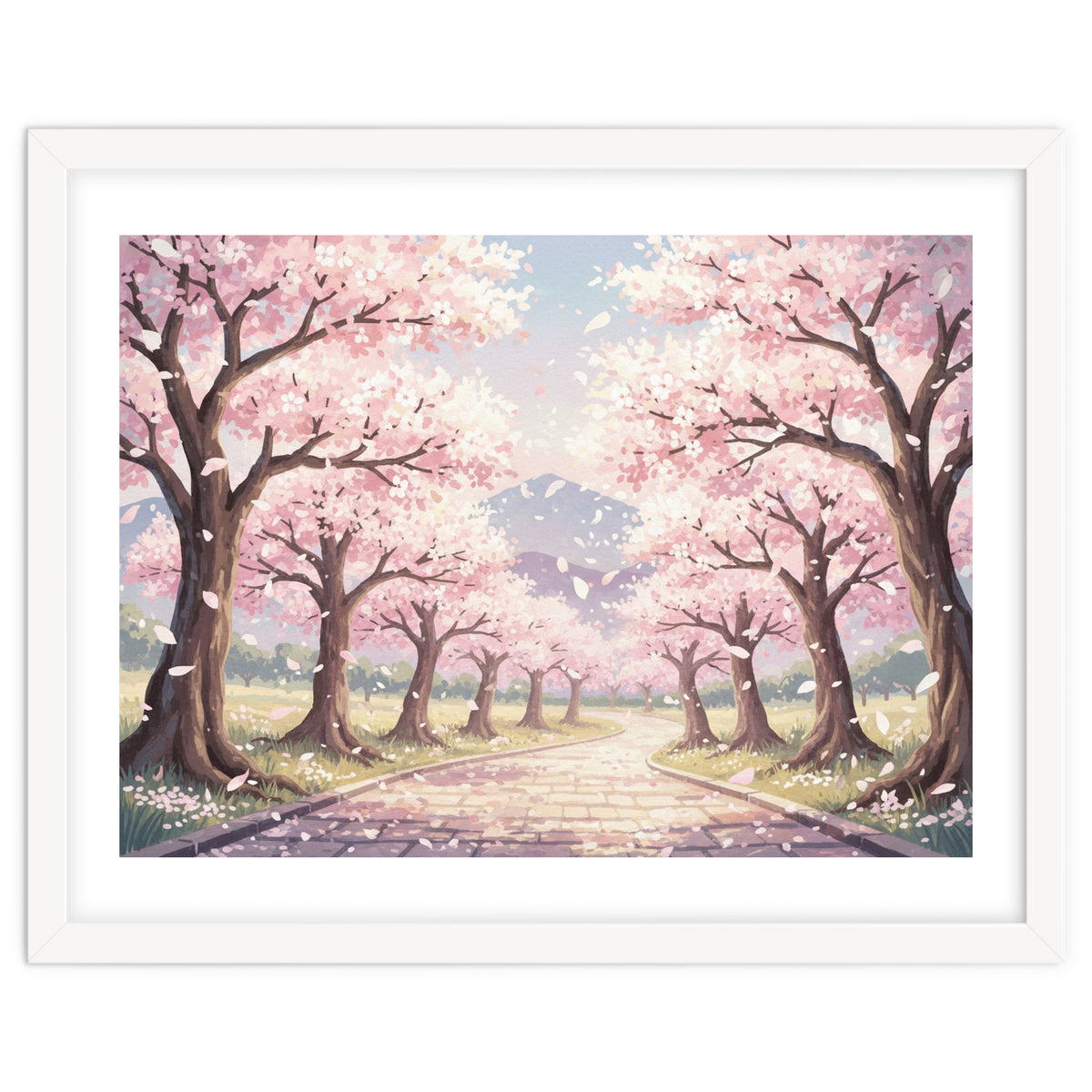 Sakura Path: Serene Cherry Blossom Avenue