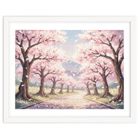 Sakura Path: Serene Cherry Blossom Avenue