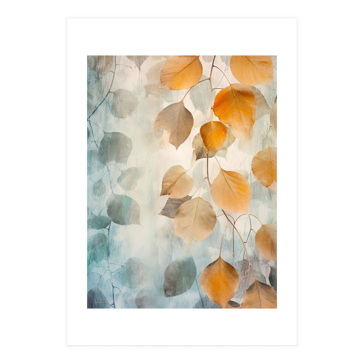 Winter leaves 4 (Print Only)