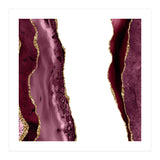 Burgundy & Gold Agate Texture 20 (Print Only) thumbnail