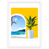 A Peek Ahead, Travel Ocean Beach Sea Tropical, Architecture Arch Boat Summer, Bougainvillea Eclectic Bohemian thumbnail