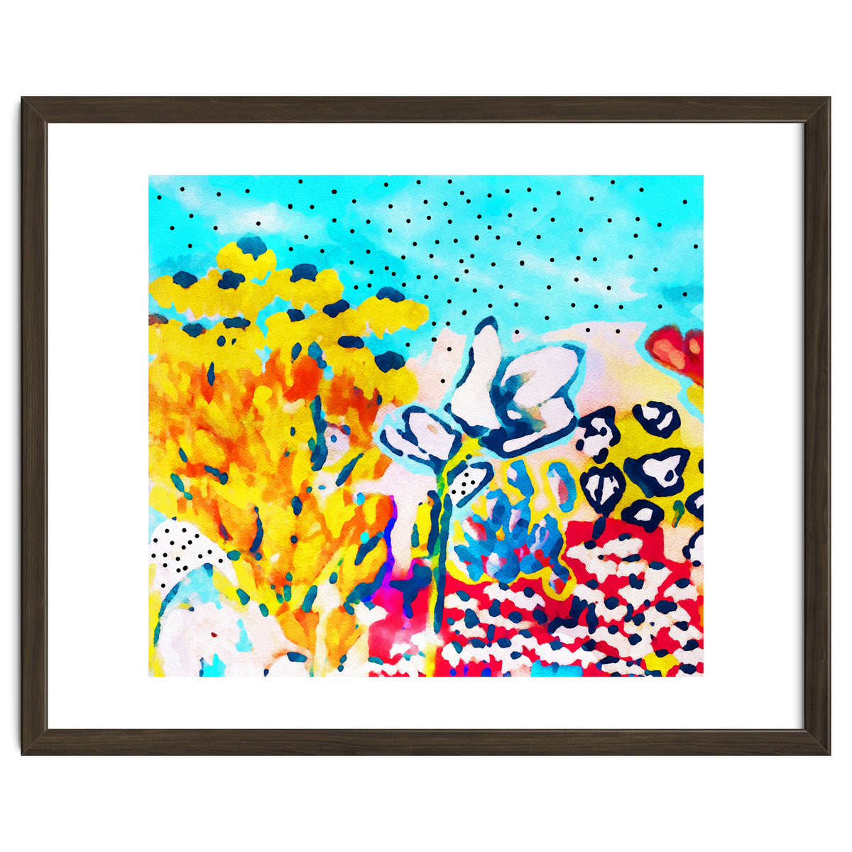 Floral Graffiti #society6 #decor #buyart