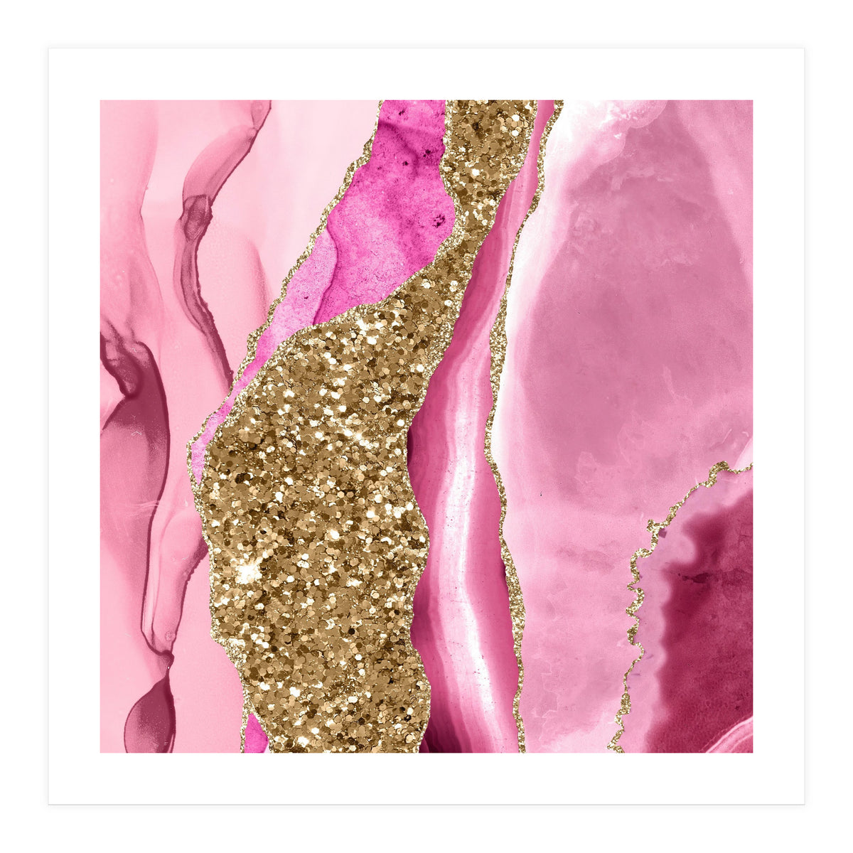 Agate Glitter Dazzle Texture 10  (Print Only)