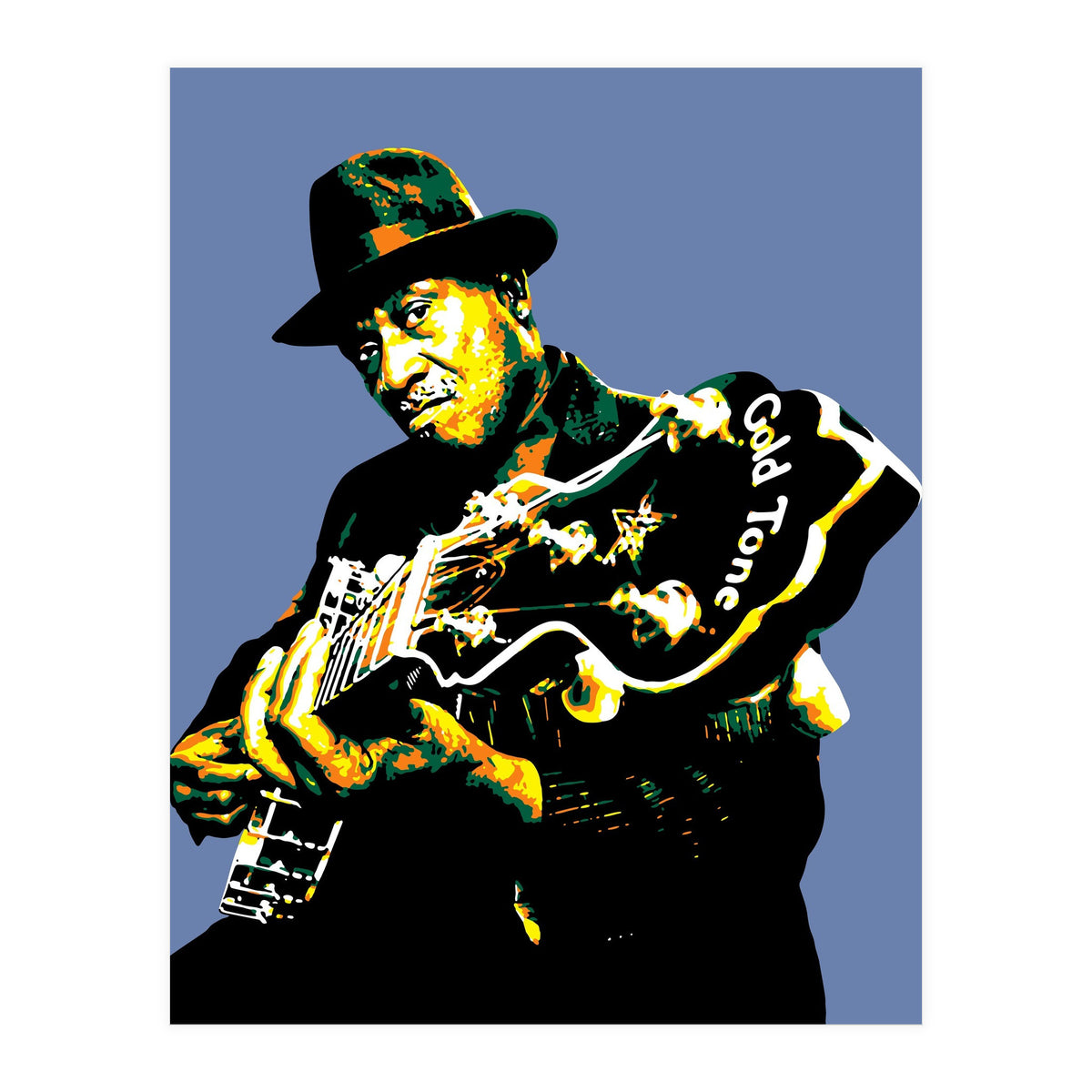 Taj Mahal American Blues Musician Legend (Print Only)
