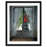 Mme. Monet with a red hat called " The Red Kerchief&quot, ca. 1870. thumbnail