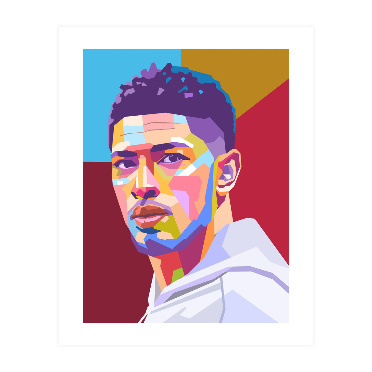 Jude Bellingham pop art portrait (Print Only)