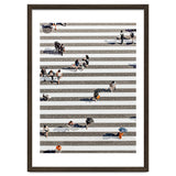 Rain Crossing | Polka Dots Zebra Crossing On The Street | Rain Eclectic Modern Graphic Design thumbnail