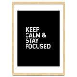 keep calm and stay focused thumbnail