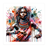 Beaded Majesty Dancer Portrait (Print Only) thumbnail