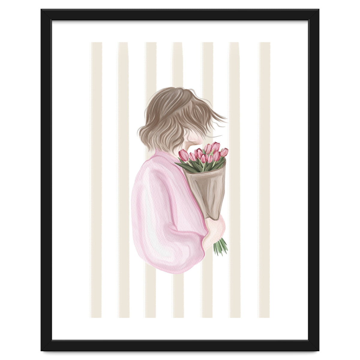 The Girl With The Tulips