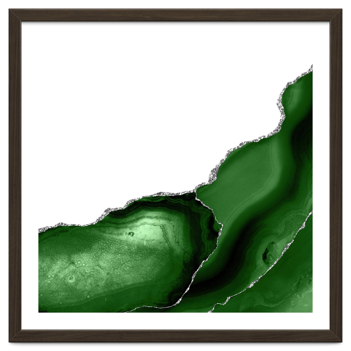 Green & Silver Agate Texture 08