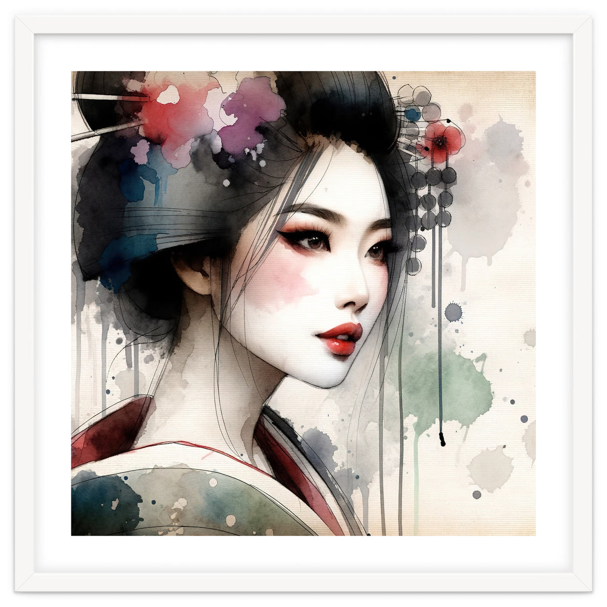 Soft Bloom Modern Geisha