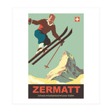 Ski Jump on Zermatt, Switzerland (Print Only) thumbnail