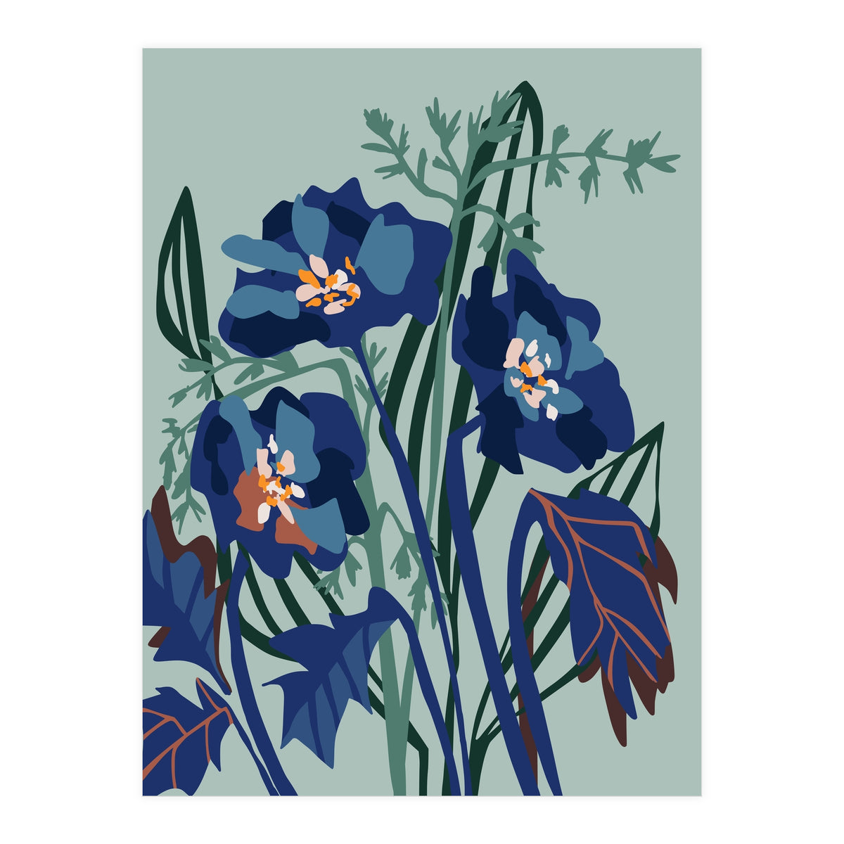 Wild Flowers Light (Print Only)