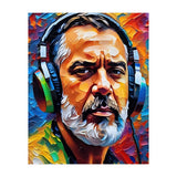 Man In Headphones Art (Print Only) thumbnail