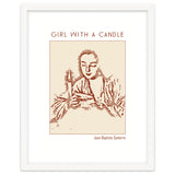 Girl With A Candle – Jean Baptiste Santerre thumbnail