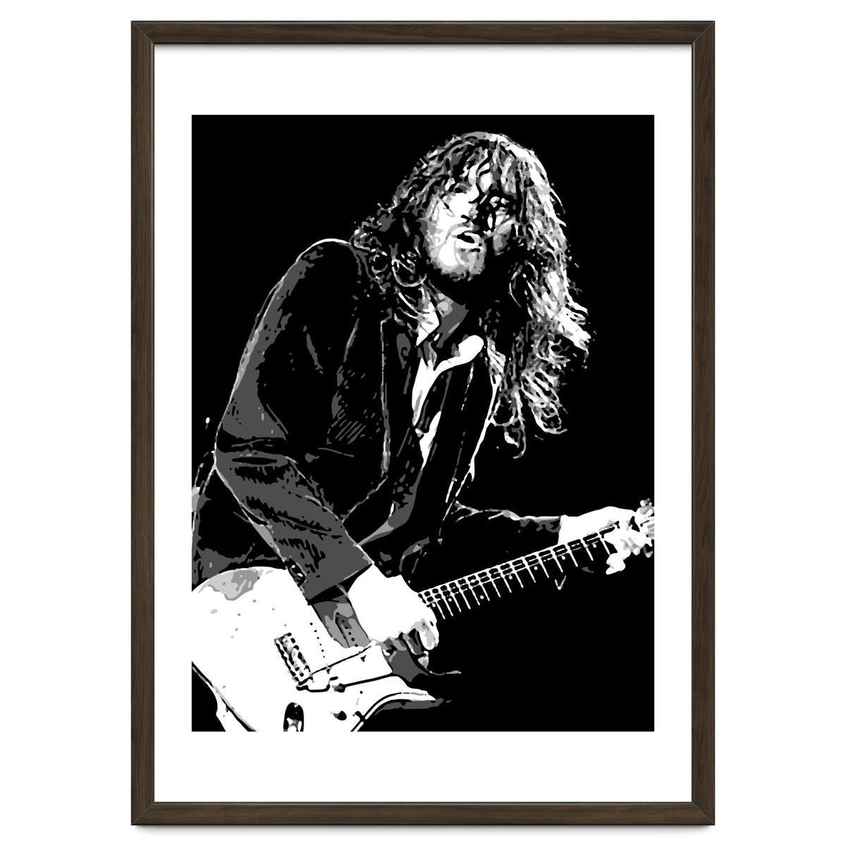 John Frusciante American Musician Legend in Monochrome
