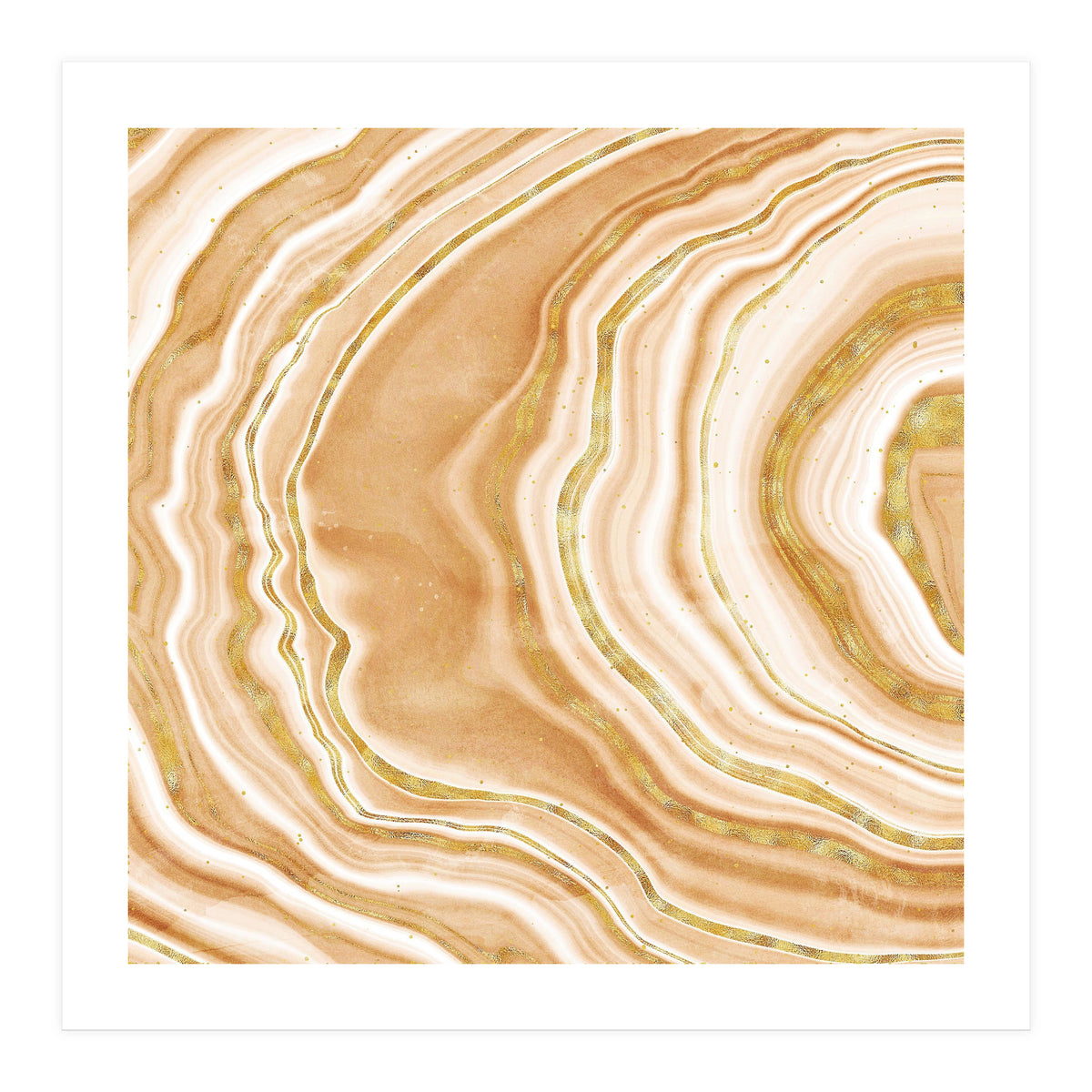 Golden Agate Texture 07 (Print Only)