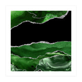 Green & Silver Agate Texture 02  (Print Only) thumbnail