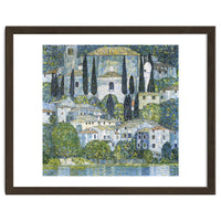 Gustav Klimt – Kirche in Cassone (1913) | Vibrant Landscape Masterpiece Art Print