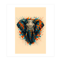 Elephant Animal Watercolor (Print Only)