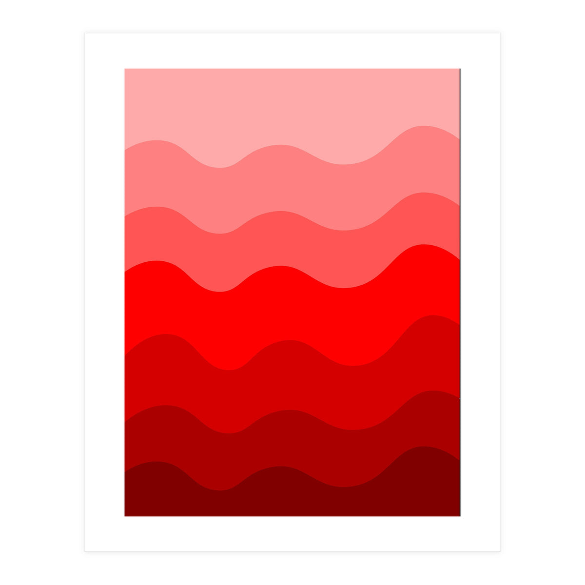 Red gradient design  (Print Only)