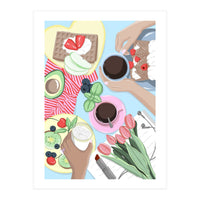 Girl Dinner Table (Print Only)