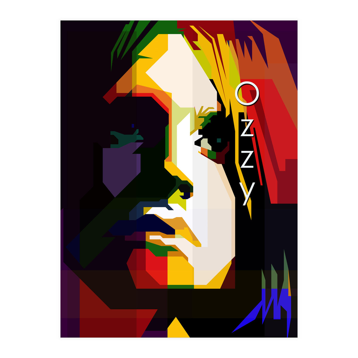 Ozzy Osbourne Classic Rock WPAP (Print Only)