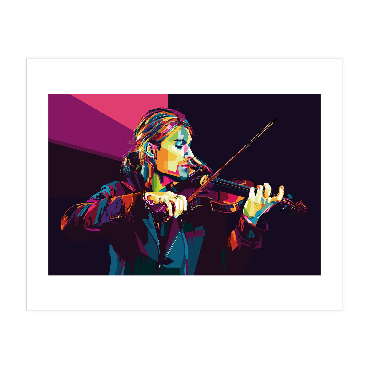 David Garrett Style WPAP (Print Only)