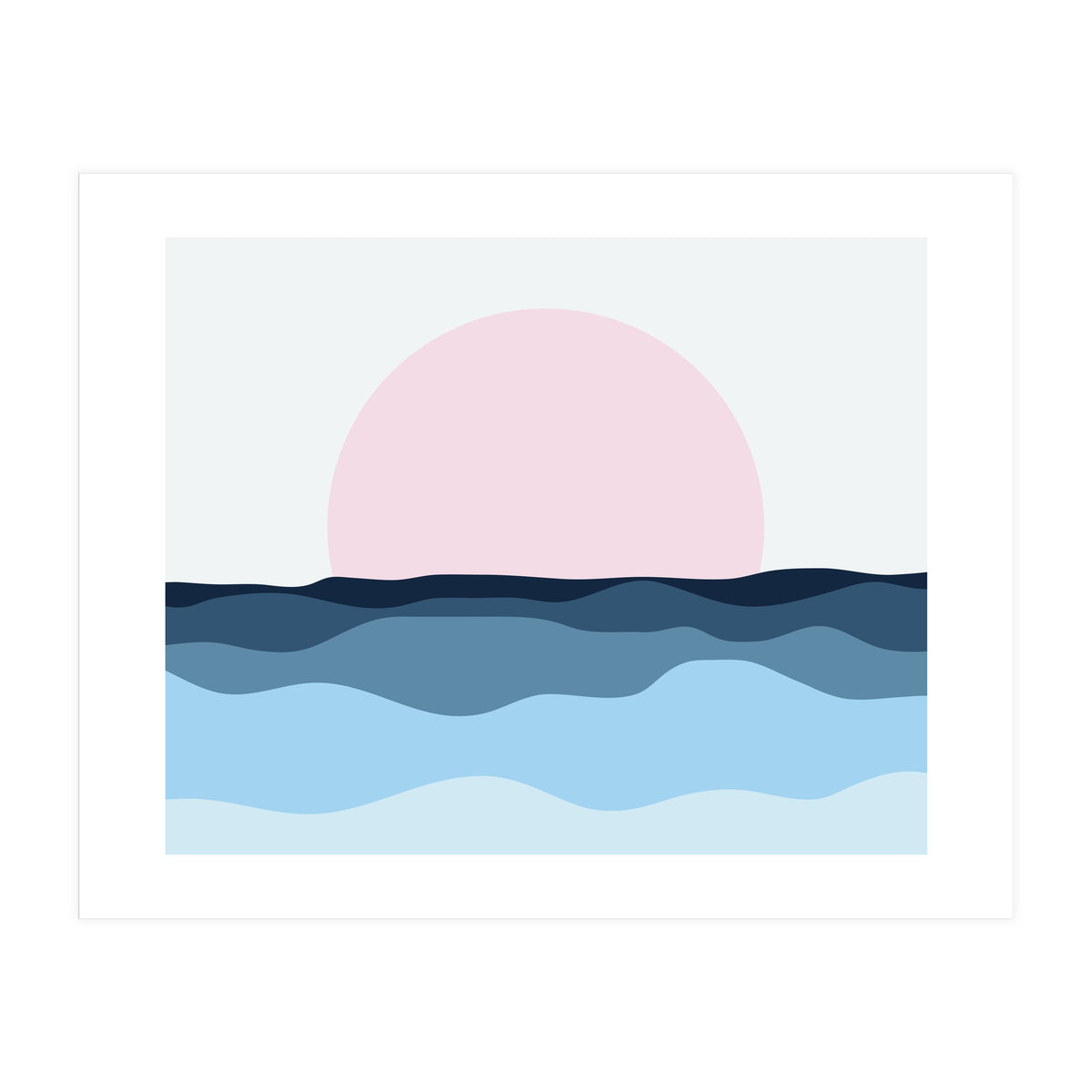 Let's go somewhere the sun kisses the ocean ☀️ (Print Only)