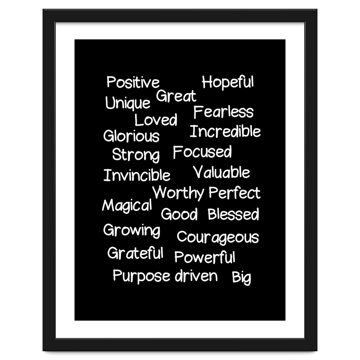 Positive affirmations