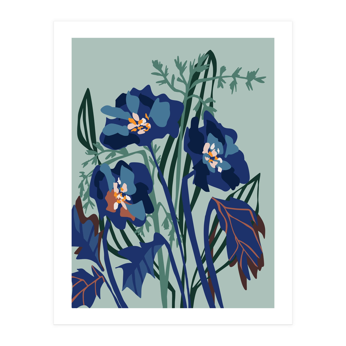 Wild Flowers Light (Print Only)