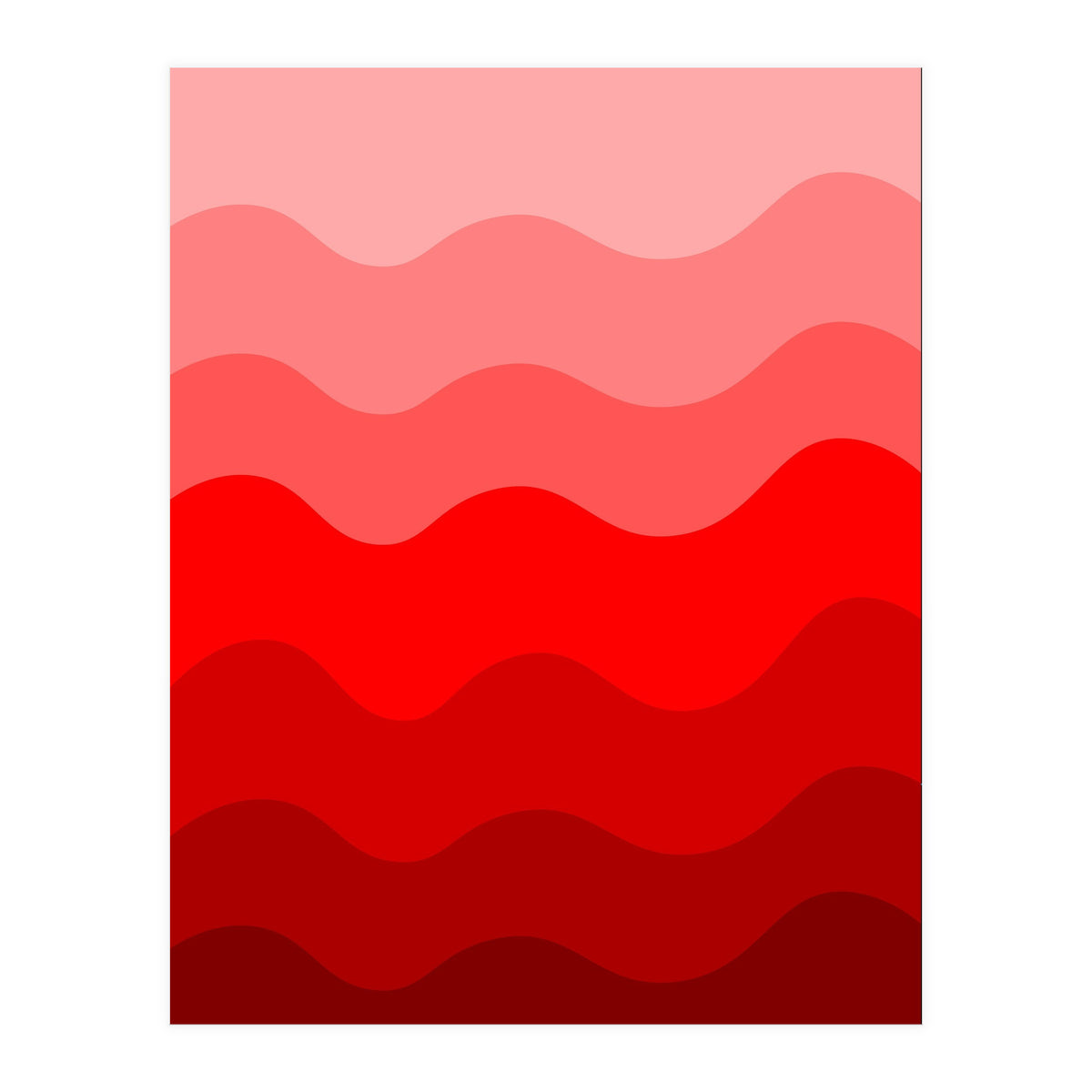 Red gradient design  (Print Only)