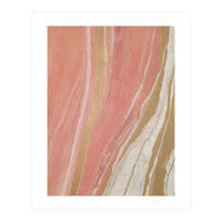 Blush Marble With Gold (Print Only)