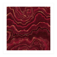 Red Agate Texture 08  (Print Only)