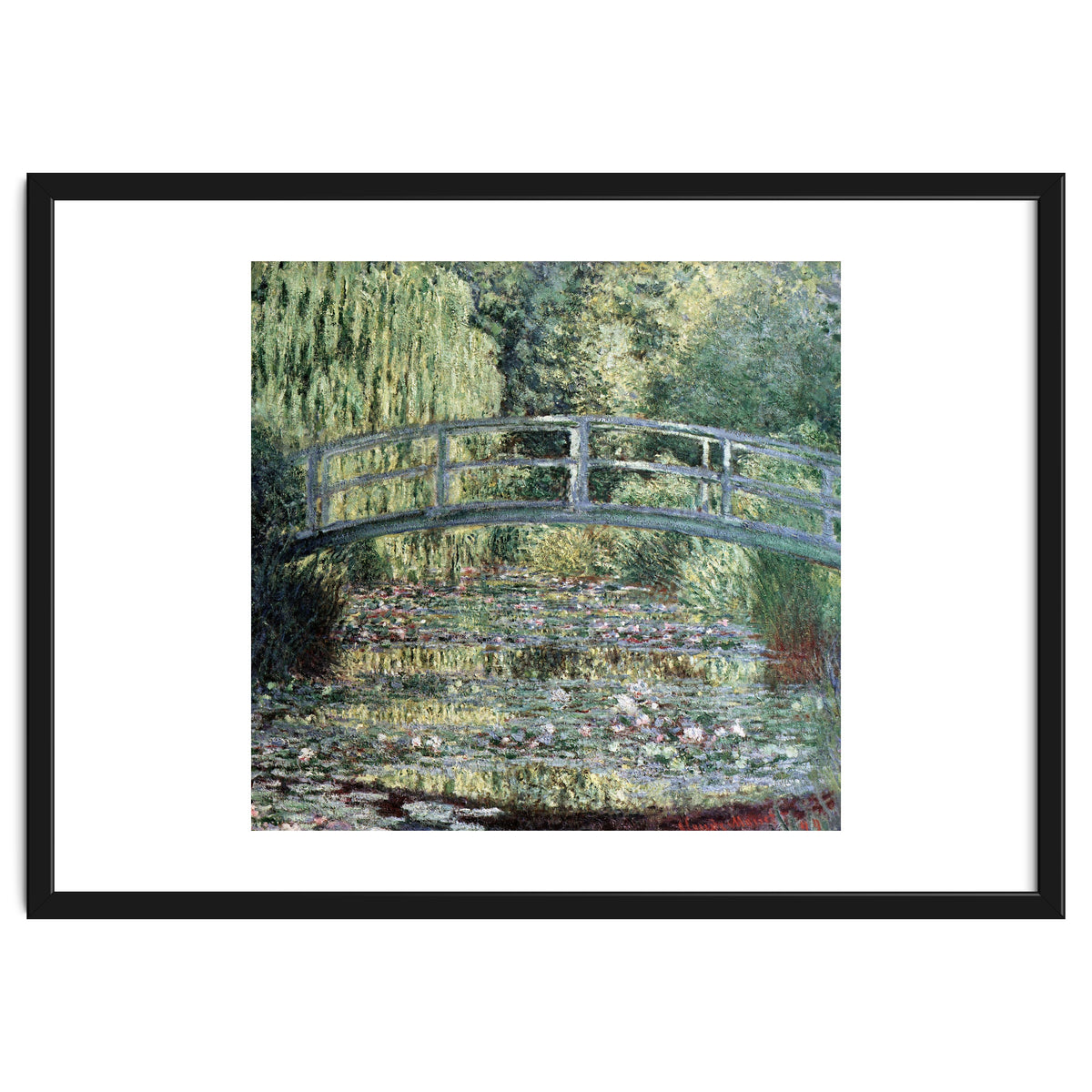 The Waterlily Pond: Green Harmony - 1899 - 89x93,5 cm - oil on canvas.