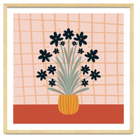 Floral Vase Orange