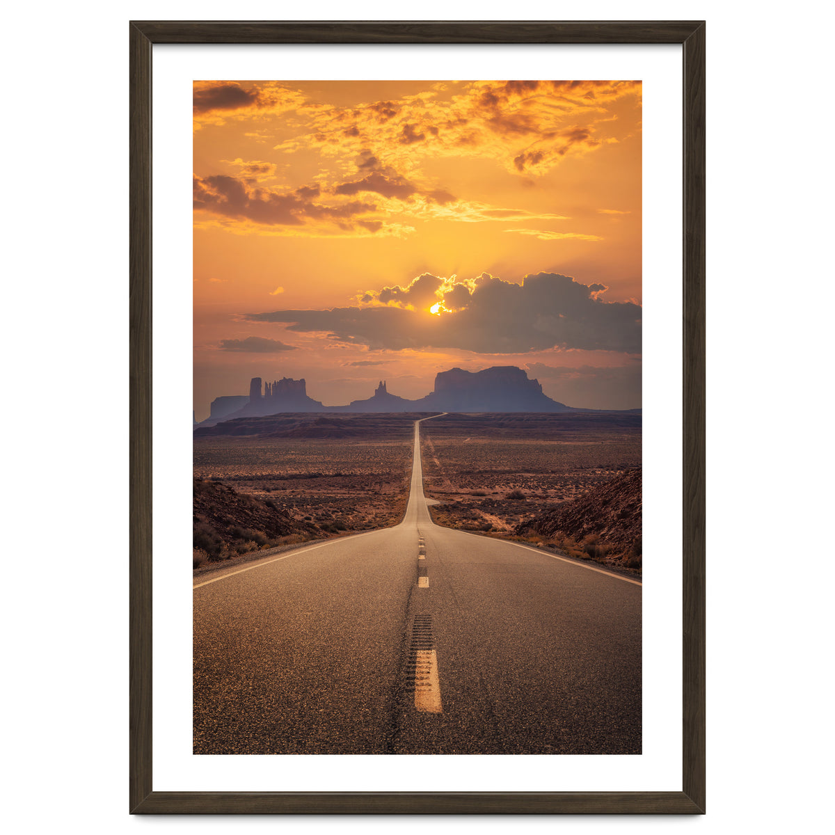 Famous Forrest Gump Road - Monument Valley